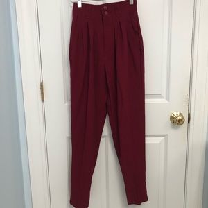 Red Dress Pants